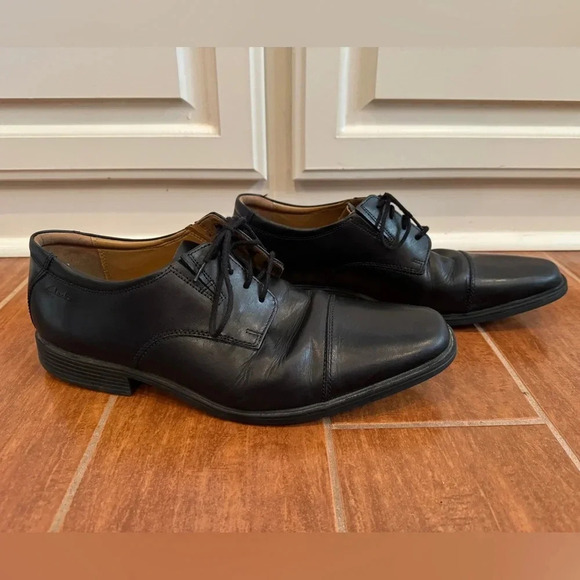 Clark Collection by Clark Ultimate Comfort Black Leather Men’s Shoes Sz … - Picture 2 of 7
